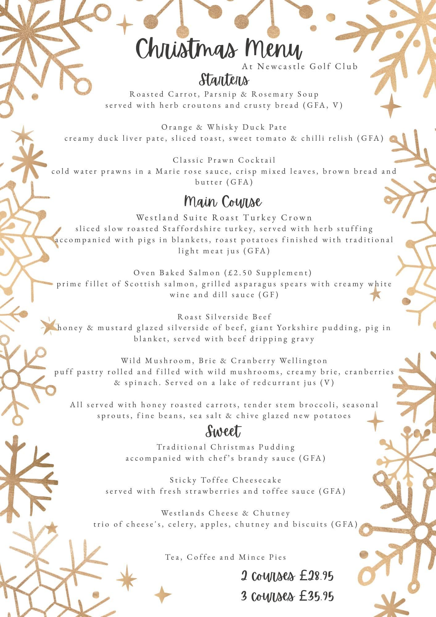 Christmas Menu