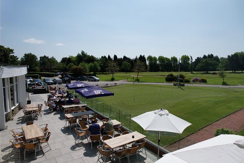 Sunshine terrace at Newcastle Under Lyme Golf Course